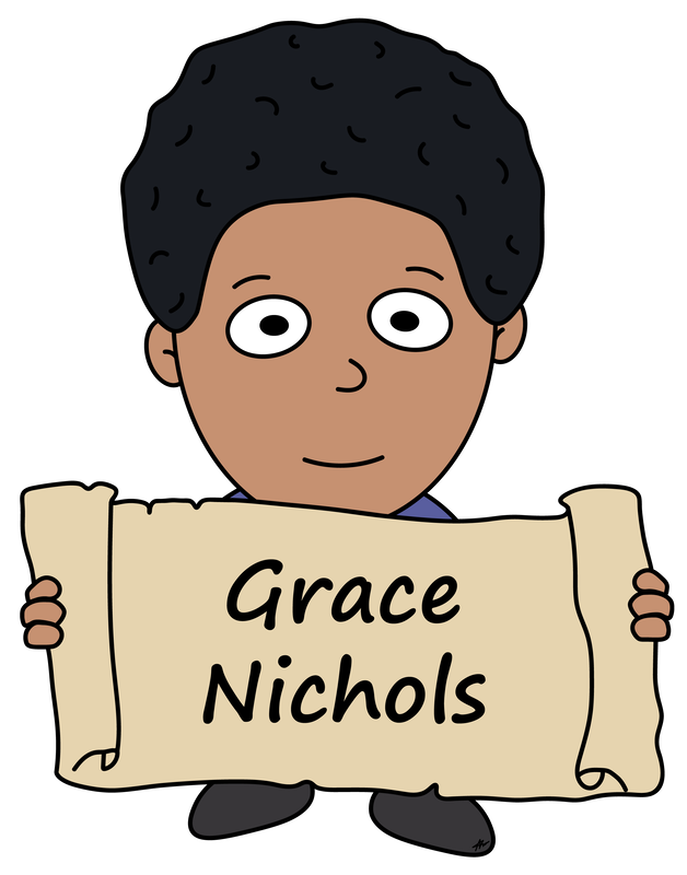 Grace Nichols Cartoon - High Resolution