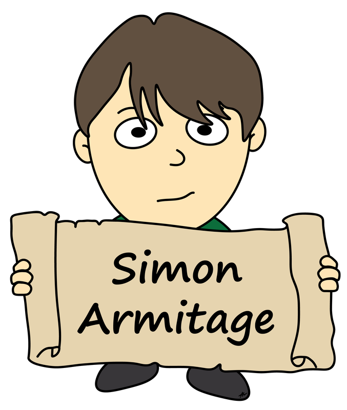 Simon Armitage Cartoon - High Resolution
