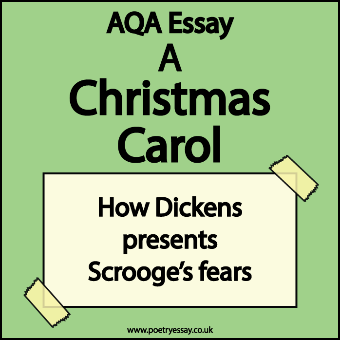 Exemplar Aqa A Christmas Carol Essays Poetry Essay Essay Writing Help Gcse And A Level Resources