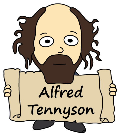 Alfred Tennyson Cartoon