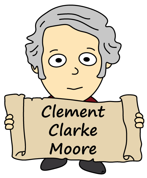 Clement Clarke Moore Cartoon