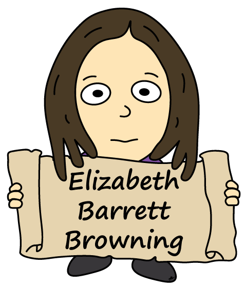 Elizabeth Barrett Browning Cartoon