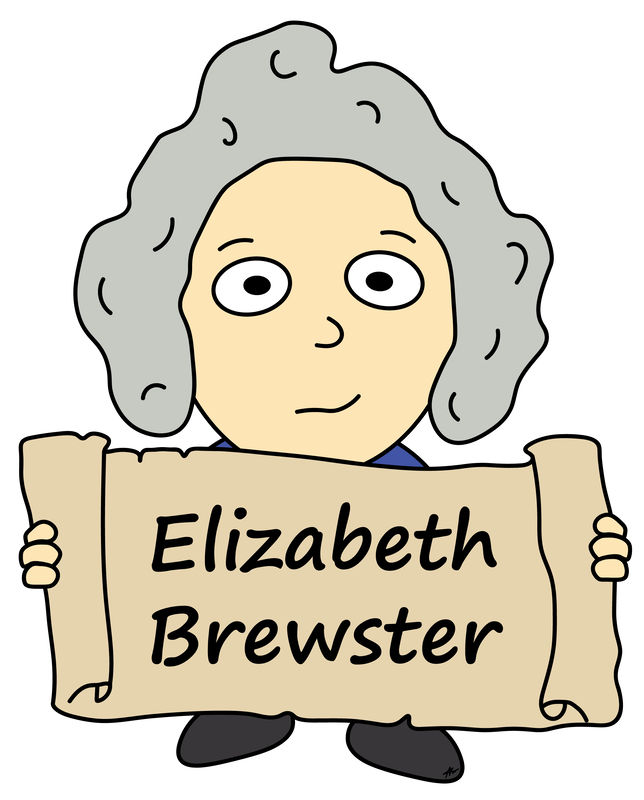 Elizabeth Brewster Cartoon - High Resolution