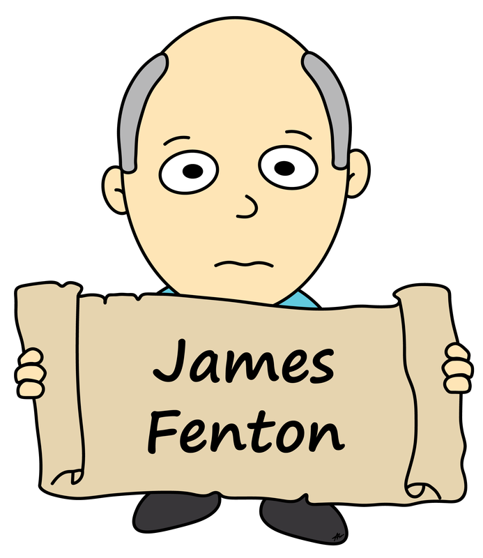 James Fenton Cartoon - High Resolution