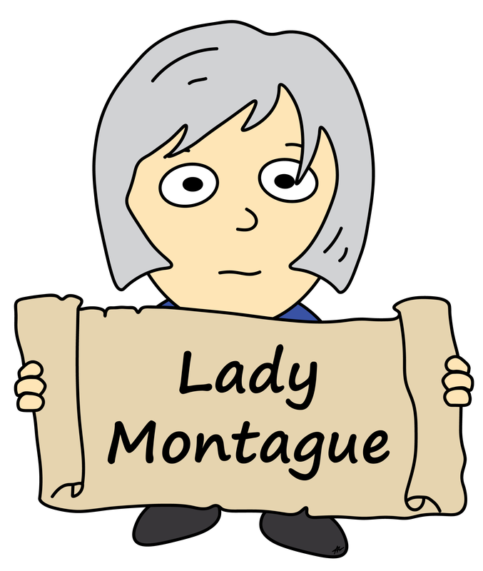 Lady Montague Cartoon - Romeo and Juliet - High Res - Poetry Essay