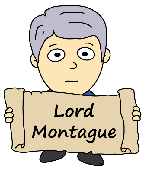 Lord Montague Cartoon - Romeo and Juliet - Low Res - Poetry Essay