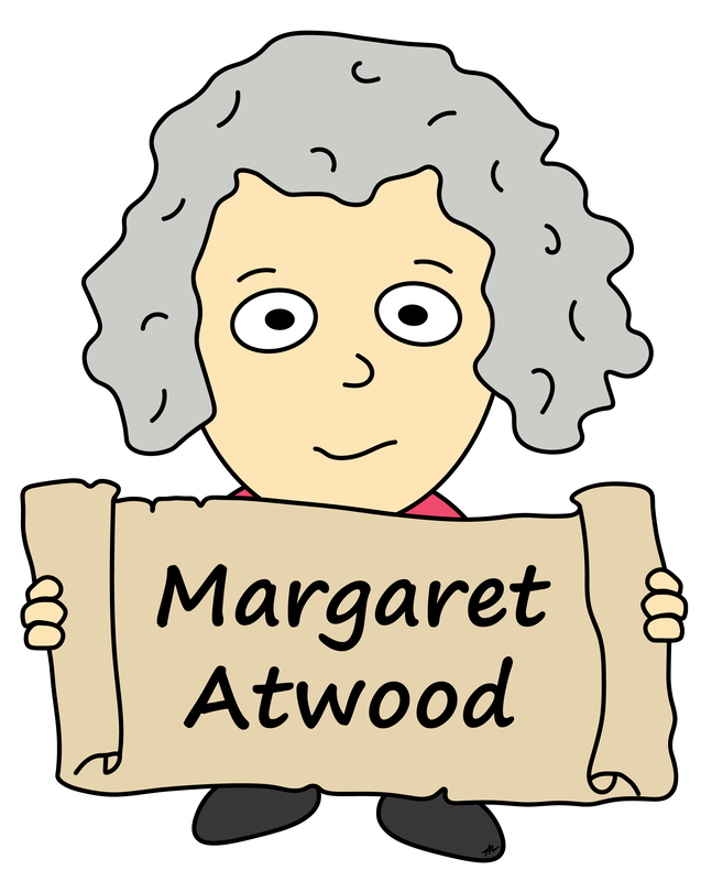 Margaret Atwood Cartoon - High Resolution