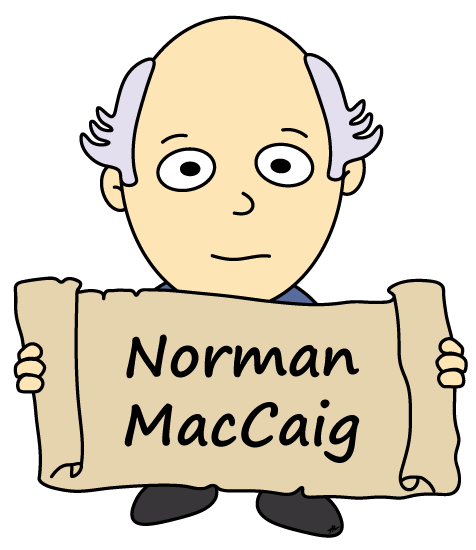 Norman MacCaig Cartoon