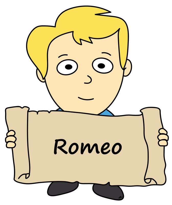 Romeo Cartoon From William Shakespeare's Romeo and Juliet - Poetry Essay -  Essay Writing Help - GCSE and A Level Resources